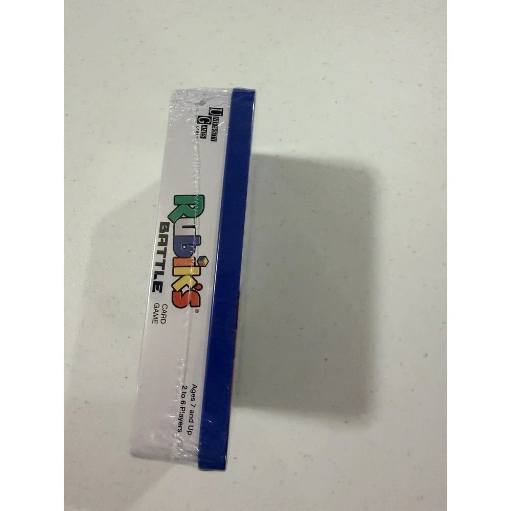 Rubik's Battle Card Game Brain Teaser Family Game Night Storage Tin New SEALED
